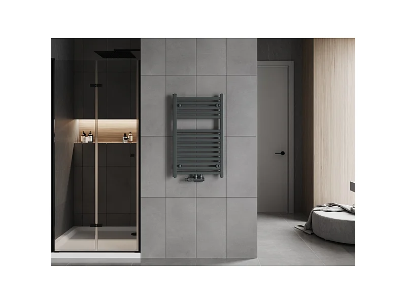 Mexen Hades radiador de casa de banho 800 x 500 mm, 386 W, antracite - W104-0800-500-00-66