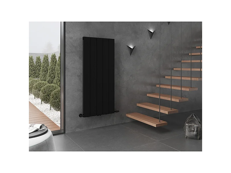 Mexen Waco radiateur décoratif 1544 x 694 mm, 1550 W, noir - W217-1544-694-00-70