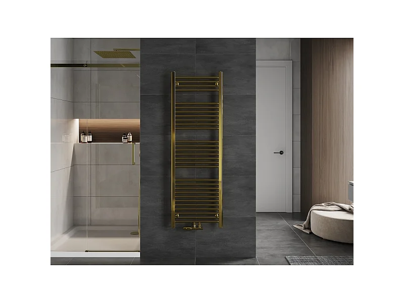 Mexen Mars radiador de casa de banho 1500 x 500 mm, 494 W, dourado - W110-1500-500-00-50