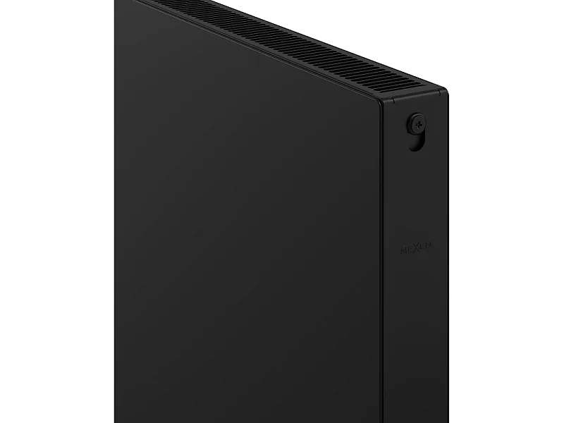 Mexen Flat CF21 radiateur à panneau 600 x 400 mm, raccordement latéral, 484 W, noir - W421F-060-040-70