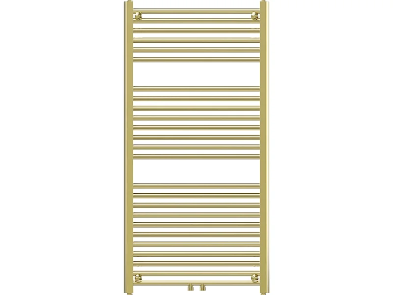 Mexen Mars radiador de casa de banho 1200 x 600 mm, 487 W, dourado - W110-1200-600-00-50