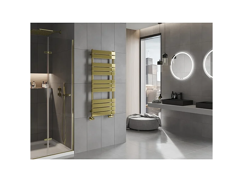 Mexen Ceres bathroom radiator 1200 x 500 mm, 482 W, gold - W111-1200-500-00-50