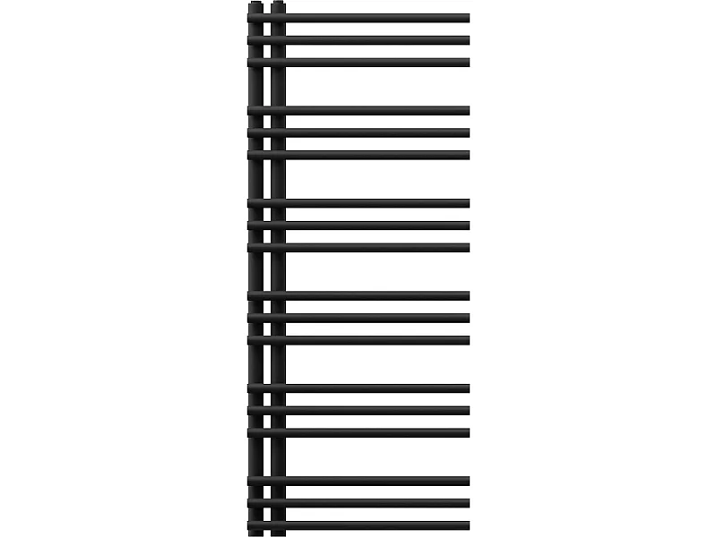 Mexen Neptun radiateur de salle de bain décoratif 1200 x 500 mm, 456 W, noir - W101-1200-500-00-70