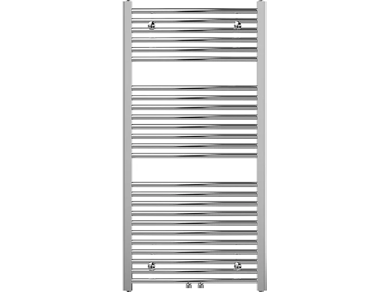 Mexen Ares radiador de casa de banho 1200 x 600 mm, 490 W, cromado - W102-1200-600-00-01