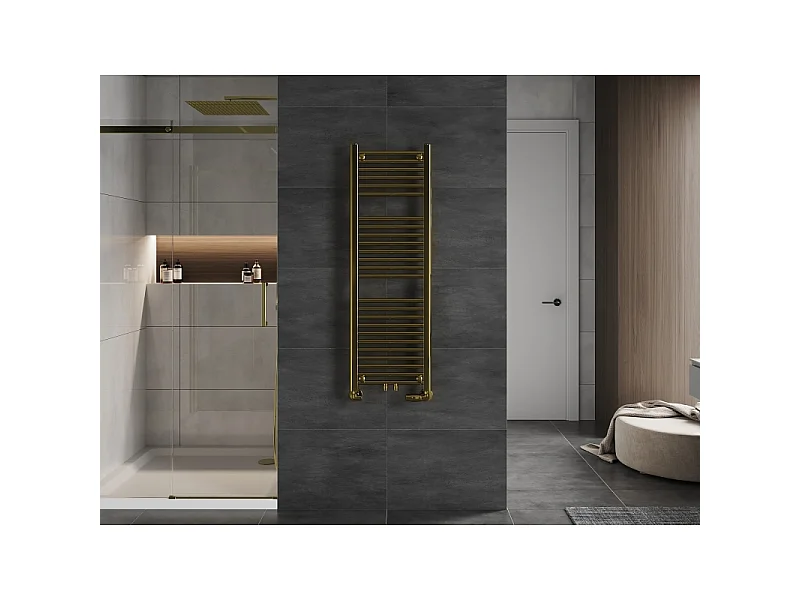 Mexen Mars radiateur de salle de bain 1200 x 400 mm, 346 W, doré - W110-1200-400-00-50