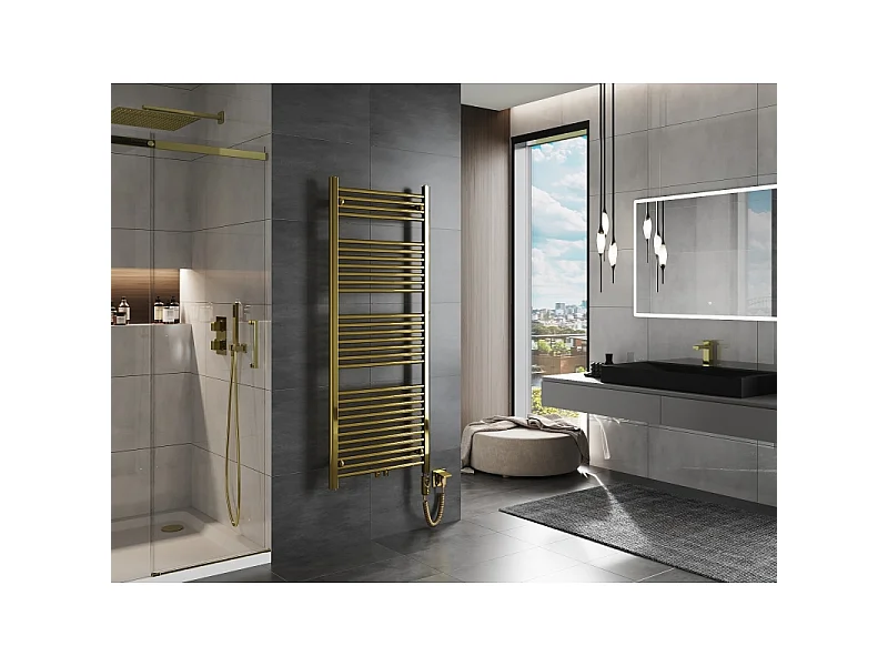 Mexen Mars radiateur électrique 1500 x 600 mm, 600 W, doré - W110-1500-600-2600-50