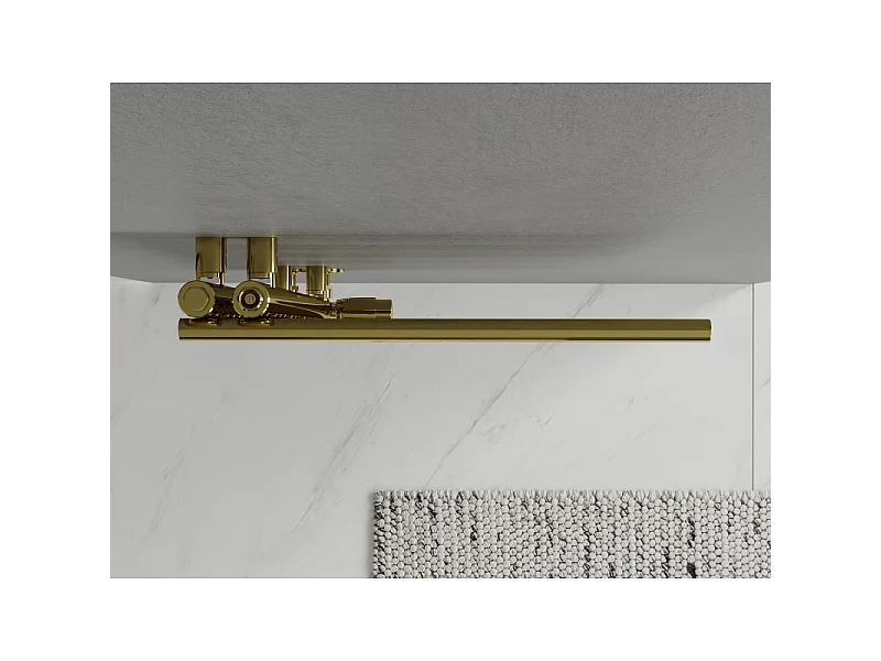 Mexen Neptun dekorativni kopalniški radiator 1200 x 500 mm, 360 W, zlat - W101-1200-500-00-50