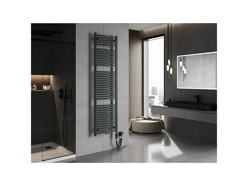 Mexen Ares radiateur électrique 1800 x 500 mm, 900 W, anthracite - W102-1800-500-2900-66