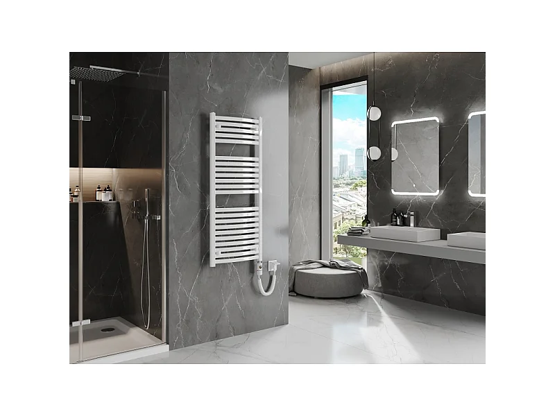 Mexen Helios radiateur électrique 1200 x 500 mm, 600 W, blanc - W103-1200-500-2600-20