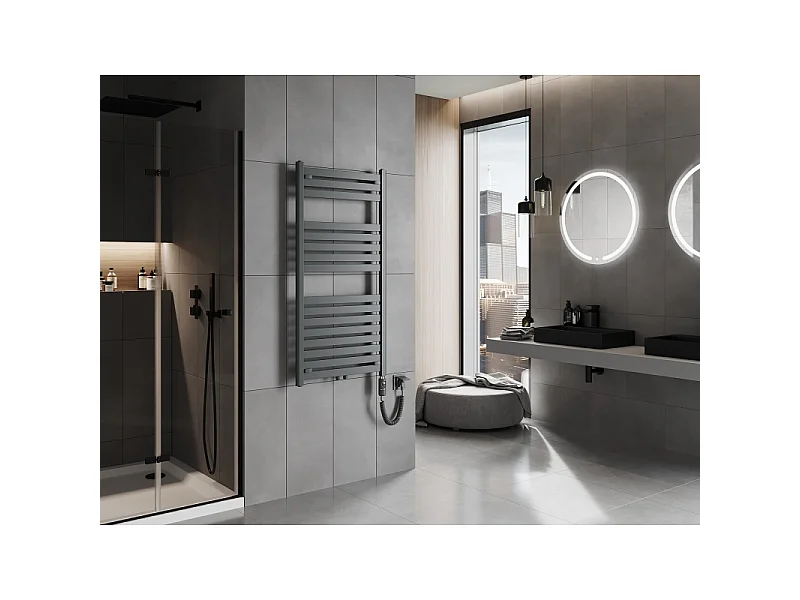 Mexen Uran radiateur électrique 1200 x 600 mm, 600 W, anthracite - W105-1200-600-2600-66