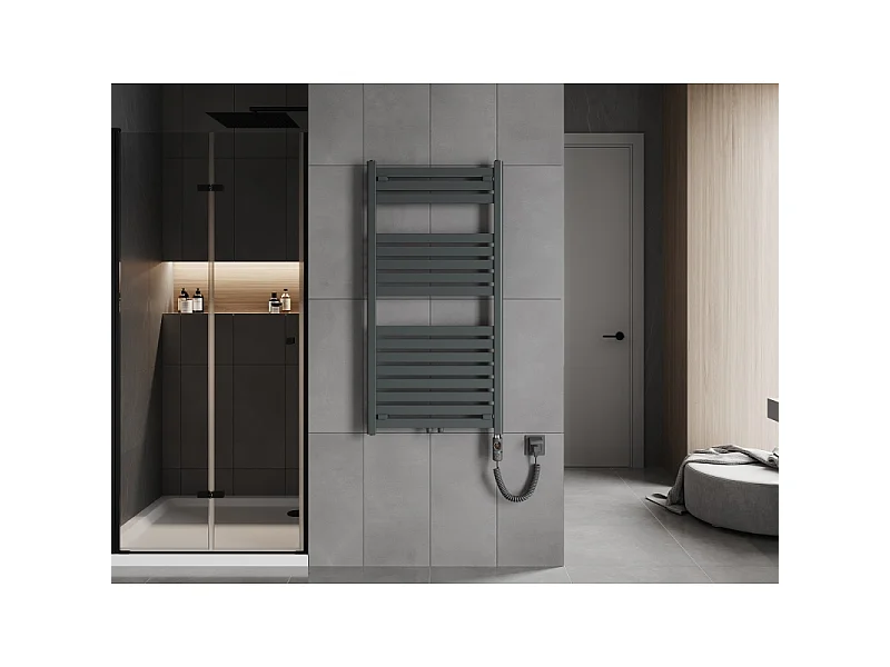 Mexen Uran radiateur électrique 1200 x 600 mm, 600 W, anthracite - W105-1200-600-2600-66