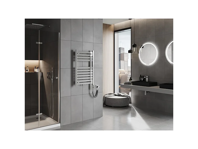 Mexen Uran radiateur électrique 800 x 500 mm, 300 W, chrome - W105-0800-500-2300-01