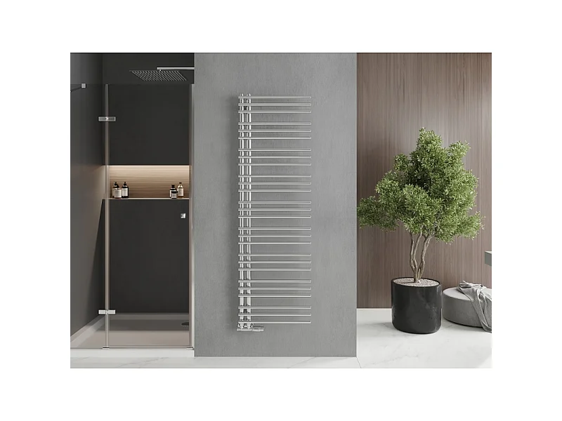 Mexen Neptun radiador decorativo de casa de banho 1600 x 500 mm, 523 W, cromado - W101-1600-500-00-01
