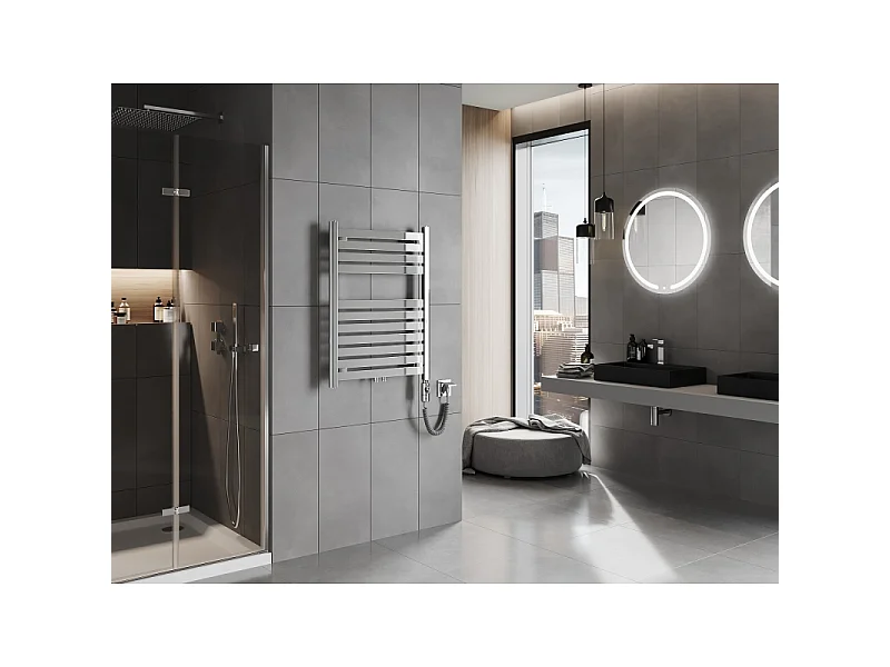 Mexen Uran radiateur électrique 800 x 600 mm, 300 W, chrome - W105-0800-600-2300-01
