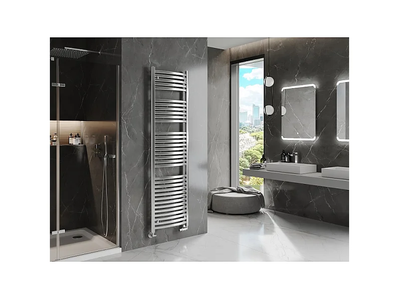 Mexen Helios radiateur salle de bain 1800 x 500 mm, 667 W, chromé - W103-1800-500-00-01