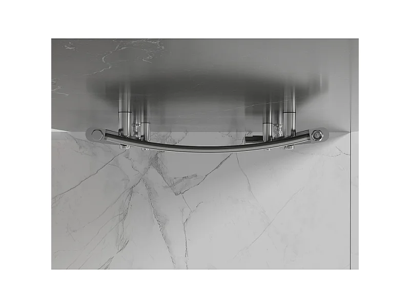 Mexen Helios radiateur salle de bain 1800 x 500 mm, 667 W, chromé - W103-1800-500-00-01