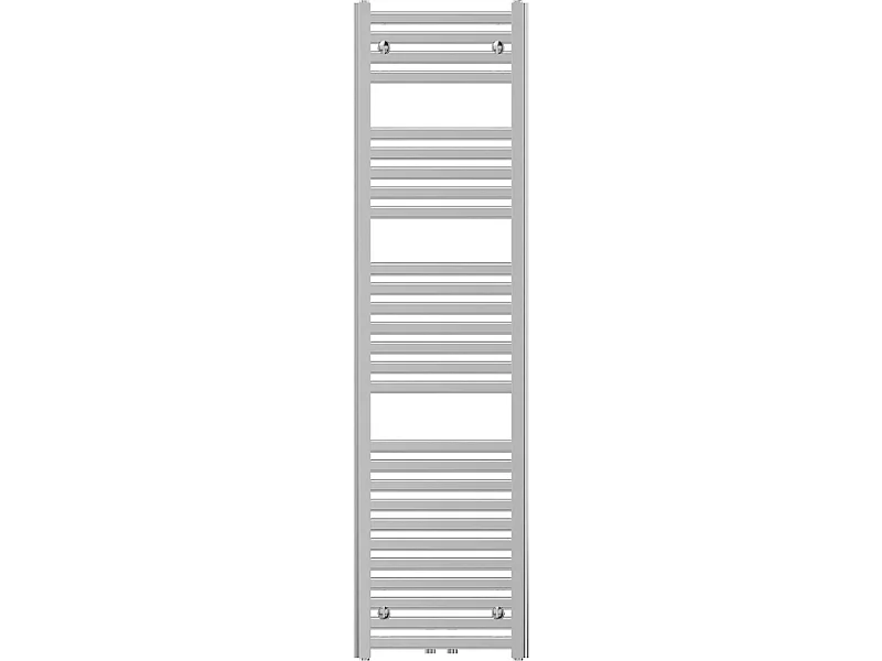 Mexen Hades radiateur de salle de bain 1500 x 400 mm, 461 W, chromé - W104-1500-400-00-01