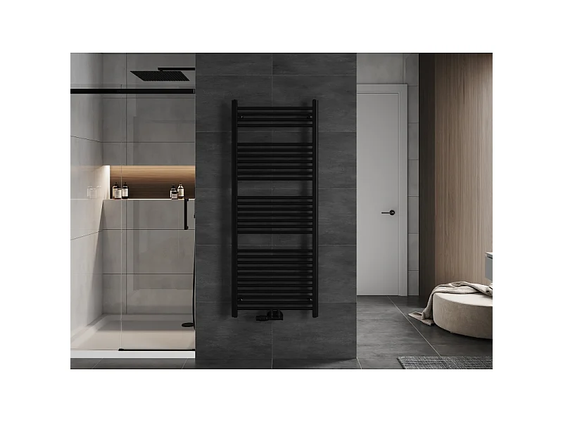 Mexen Mars radiador de casa de banho 1500 x 600 mm, 729 W, preto - W110-1500-600-00-70