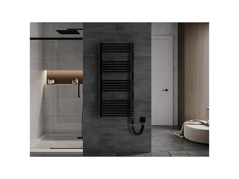 Mexen Apollo radiateur électrique 1210 x 550 mm, 600 W, noir - W117-1210-550-2600-70