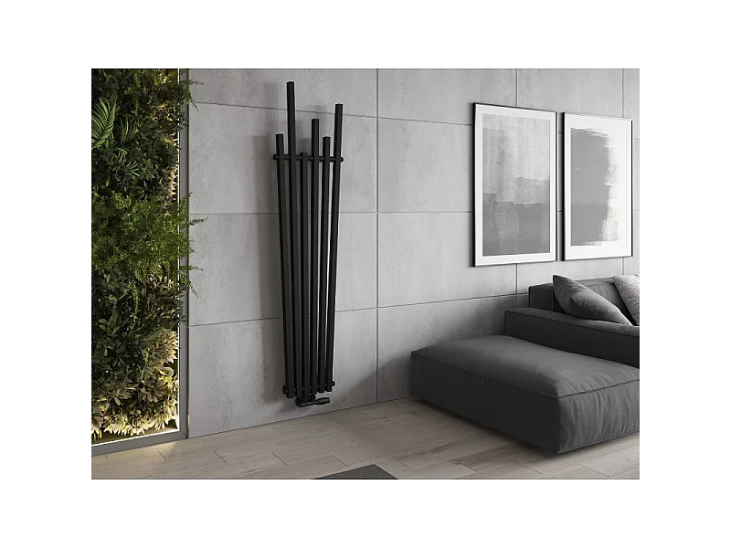 Mexen Omaha radiateur décoratif 1800 x 420 mm, 655 W, noir - W208-1800-420-00-70