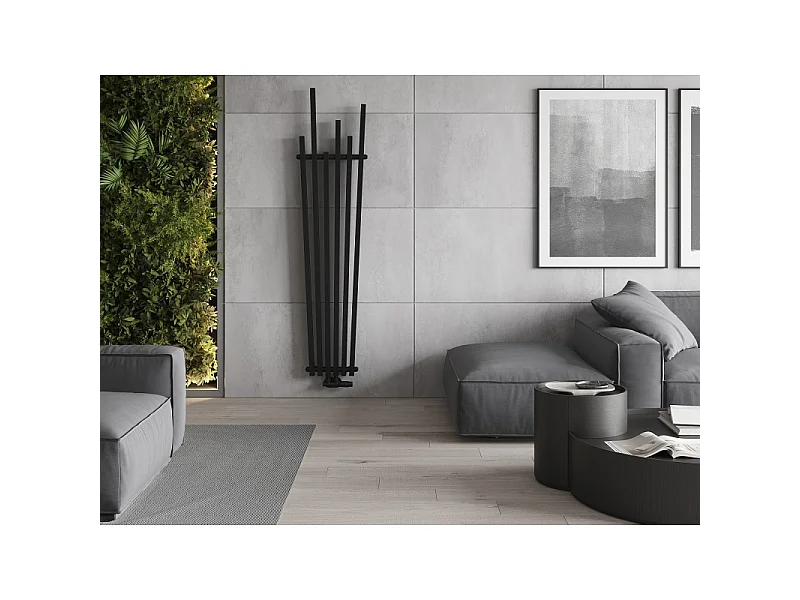 Mexen Omaha radiateur décoratif 1800 x 420 mm, 655 W, noir - W208-1800-420-00-70