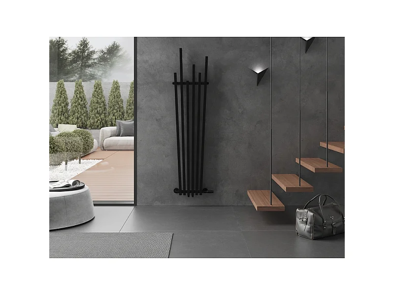 Mexen Omaha radiateur décoratif 1800 x 420 mm, 655 W, noir - W208-1800-420-00-70