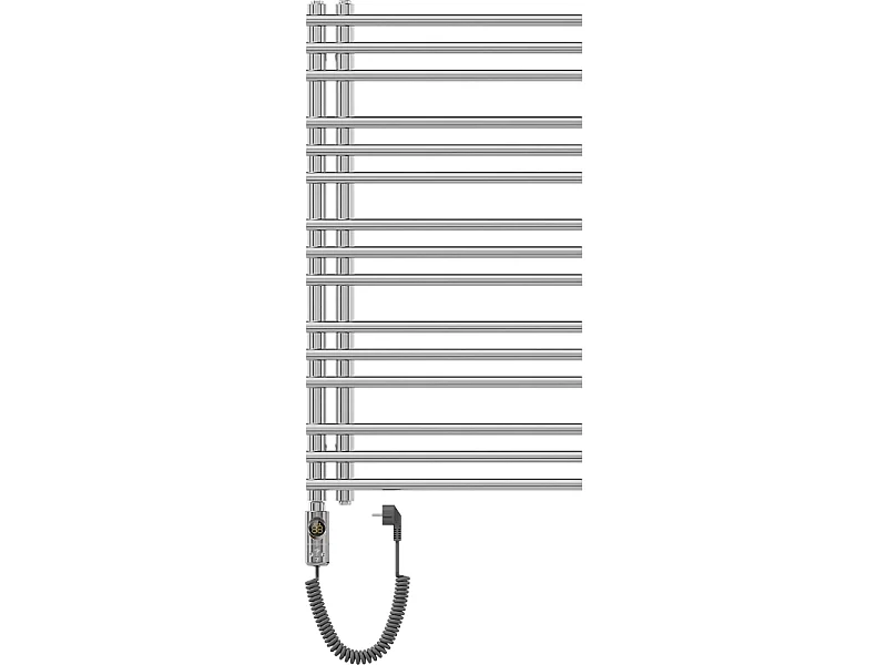 Mexen Neptun elektrischer Heizkörper 900 x 500 mm, 300 W, Chrom - W101-0900-500-2300-01