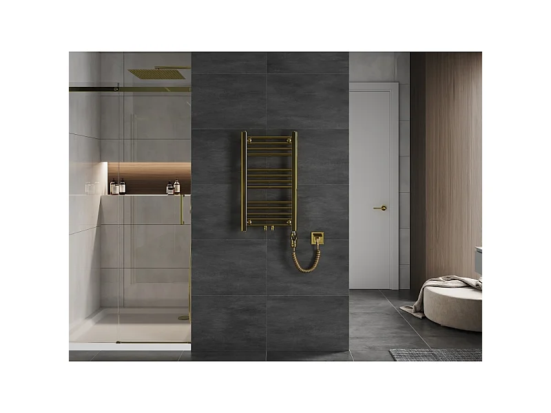 Mexen Mars radiateur électrique 700 x 400 mm, 300 W, doré - W110-0700-400-2300-50