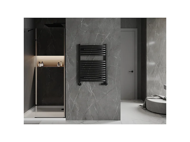 Mexen Helios radiateur de salle de bain 800 x 600 mm, 448 W, noir - W103-0800-600-00-70
