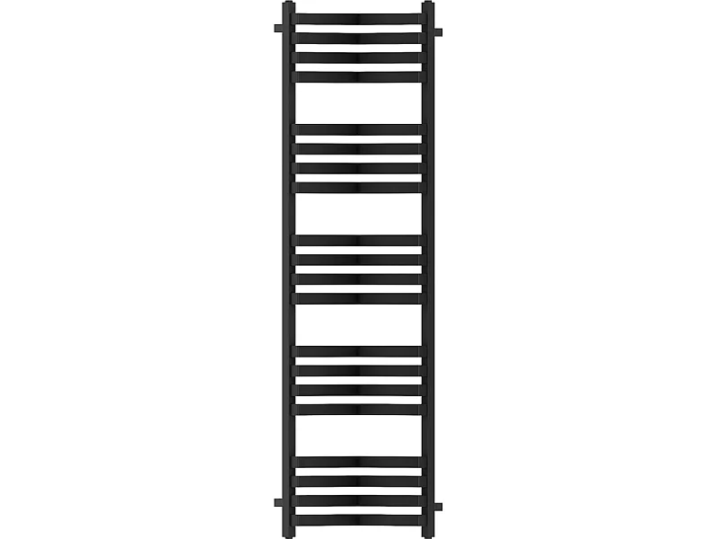 Mexen Loop radiateur de salle de bain d'angle 1600 x 375 mm, 837 W, noir - W129-1600-350-00-70