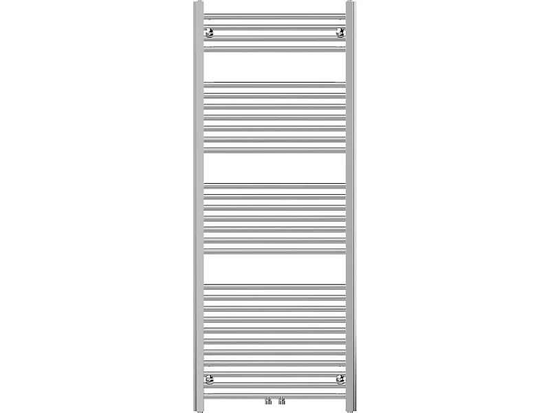 Mexen Mars radiador de casa de banho 1500 x 600 mm, 576 W, cromado - W110-1500-600-00-01