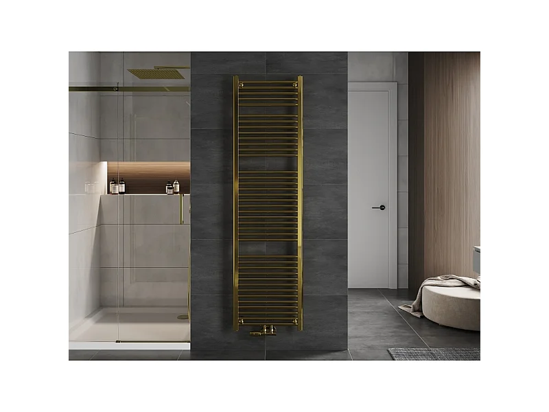 Mexen Mars bathroom radiator 1800 x 500 mm, 643 W, gold - W110-1800-500-00-50