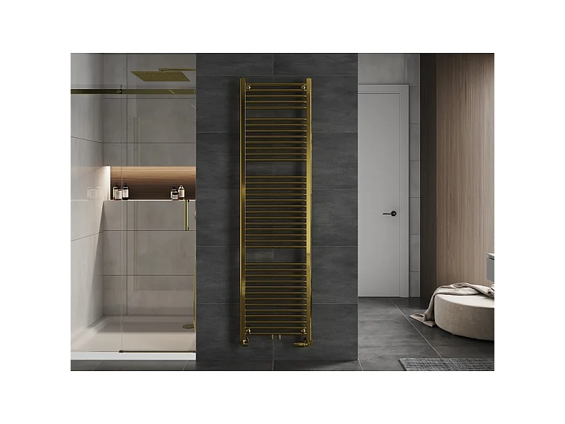 Mexen Mars bathroom radiator 1800 x 500 mm, 643 W, gold - W110-1800-500-00-50