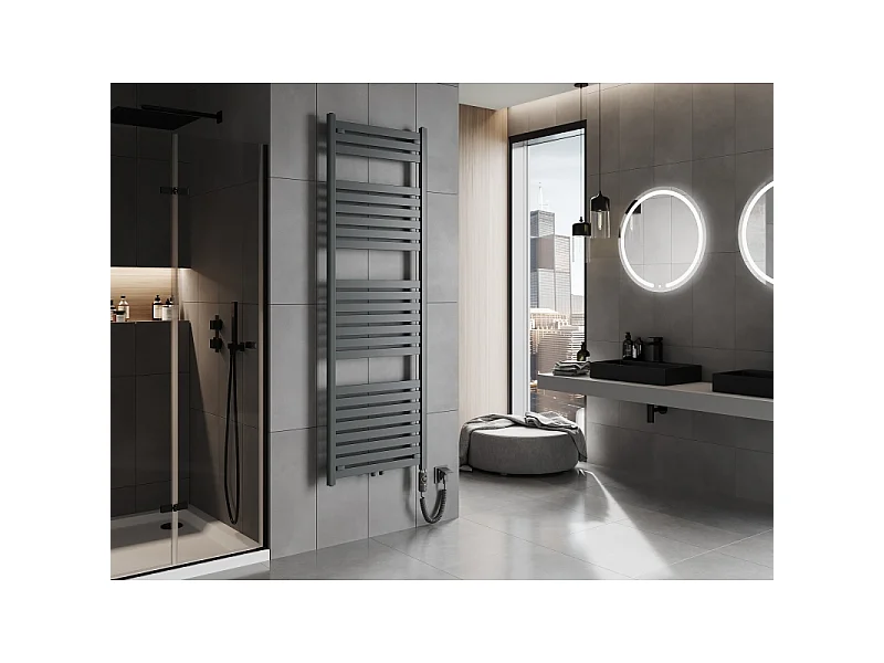 Mexen Uran radiateur électrique 1800 x 600 mm, 900 W, anthracite - W105-1800-600-2900-66