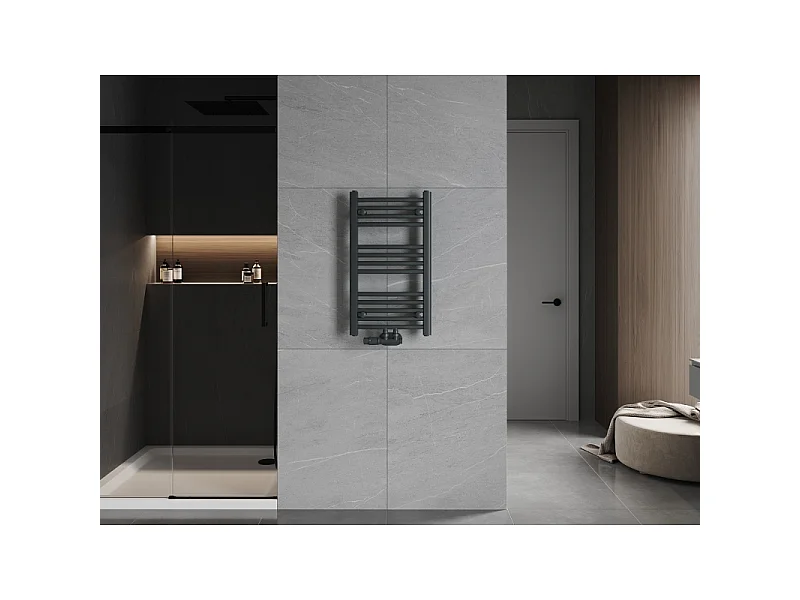Mexen Ares radiador de casa de banho 700 x 400 mm, 240 W, antracite - W102-0700-400-00-66