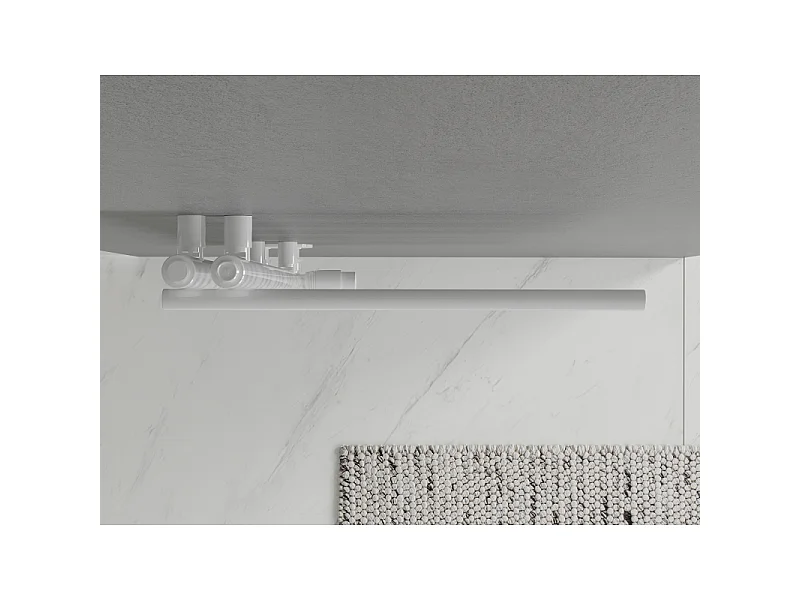 Mexen Neptun radiateur de salle de bain décoratif 1400 x 500 mm, 532 W, blanc - W101-1400-500-00-20