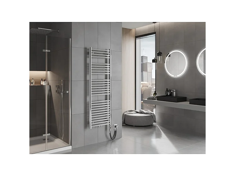 Mexen Hades radiateur électrique 1500 x 500 mm, 600 W, chrome - W104-1500-500-2600-01
