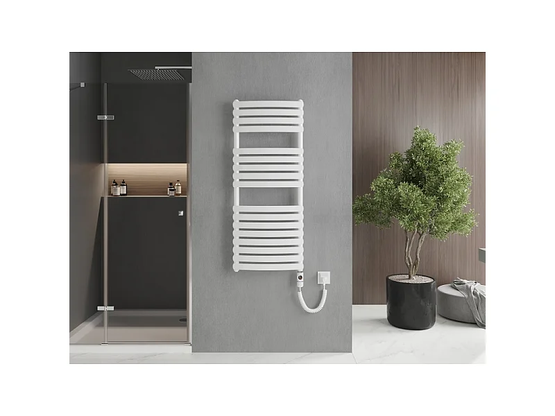 Mexen Bachus električni radiator 1200 x 500 mm, 600 W, bel - W109-1200-500-2600-20
