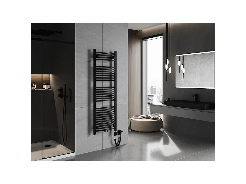 Mexen Ares radiateur électrique 1500 x 500 mm, 600 W, noir - W102-1500-500-6600-70