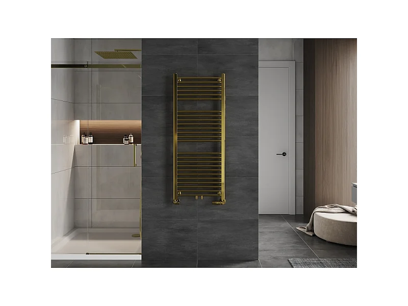 Mexen Mars radiador de casa de banho 1200 x 500 mm, 417 W, dourado - W110-1200-500-00-50