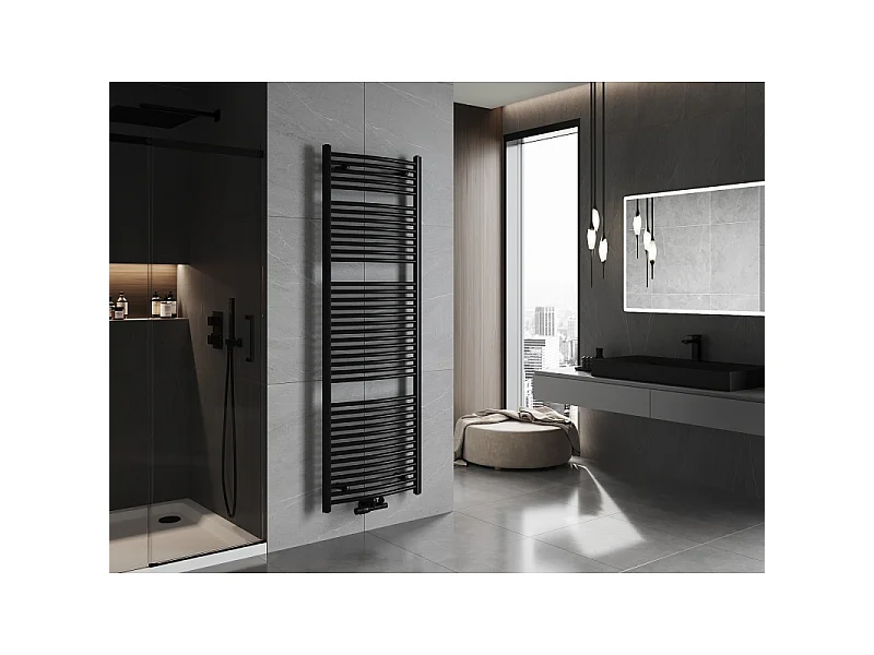 Mexen Ares radiador de casa de banho 1800 x 600 mm, 958 W, preto - W102-1800-600-00-70