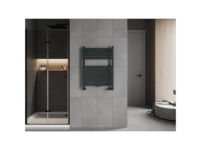 Mexen Uran radiador de casa de banho 800 x 600 mm, 425 W, antracite - W105-0800-600-00-66