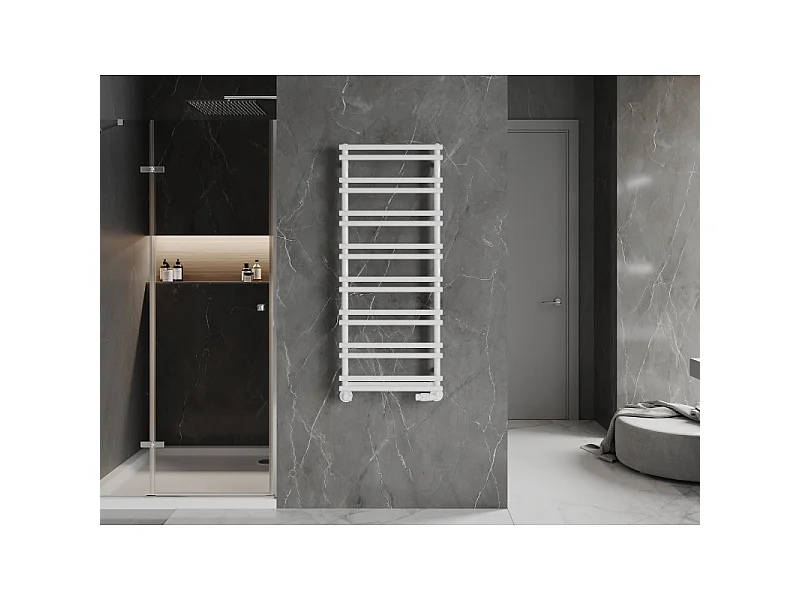 Mexen Saturn radiador de casa de banho 1200 x 500 mm, 409 W, branco - W108-1200-500-00-20