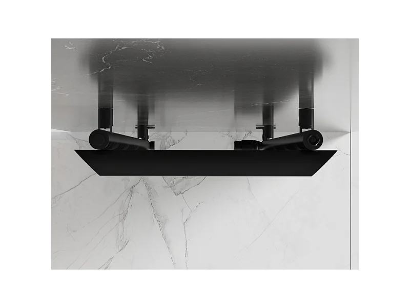 Mexen Akan radiateur de salle de bains 1080 x 500 mm, 784 W, noir - W121-1080-500-00-70