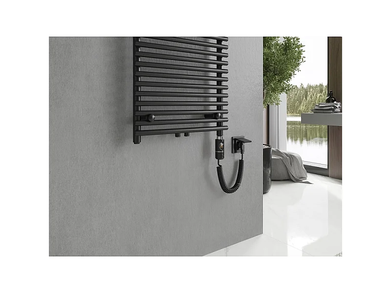 Mexen Sol radiateur électrique 1200 x 500 mm, 600 W, noir - W125-1200-500-2600-70