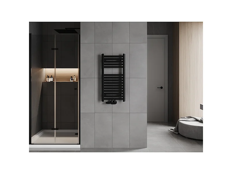 Mexen Hades radiador de casa de banho 800 x 400 mm, 320 W, preto - W104-0800-400-00-70