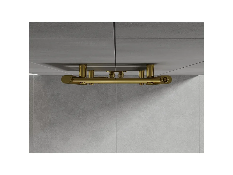 Mexen Hades radiador de casa de banho 800 x 400 mm, 253 W, dourado - W104-0800-400-00-50
