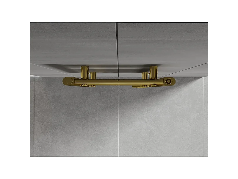 Mexen Hades radiador de casa de banho 800 x 400 mm, 253 W, dourado - W104-0800-400-00-50