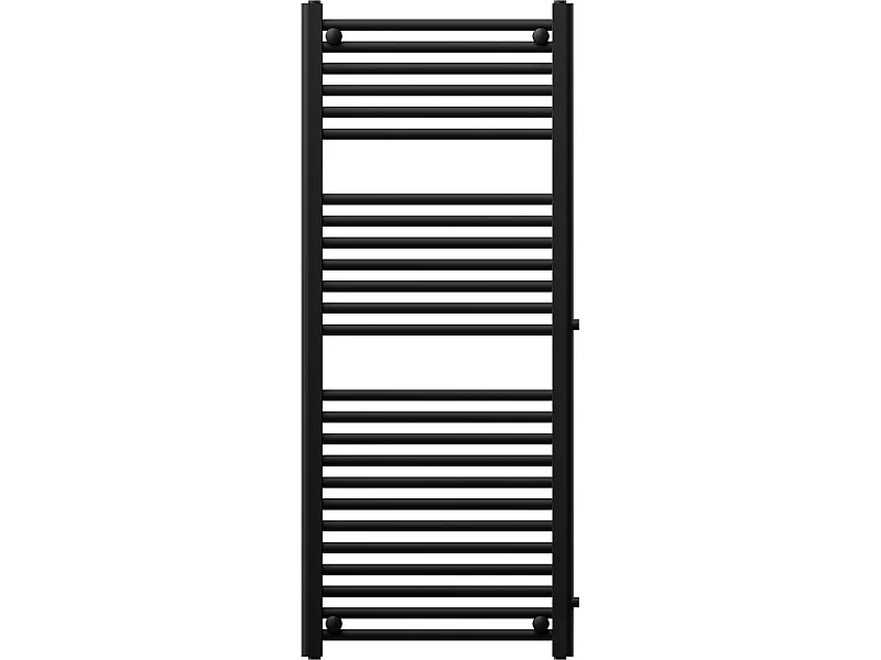 Mexen Mars sideradiator til badeværelse 1200 x 500 mm, 528 W, sort - W110-1200-500-00-70-S
