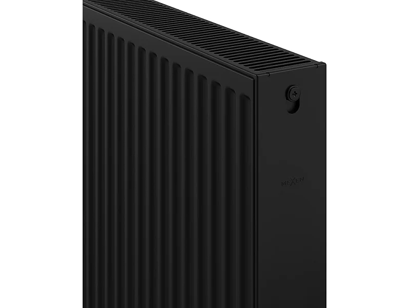Mexen C22 panel radiator 600 x 800 mm, side connection, 1322 W, black - W422-060-080-70